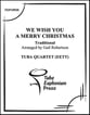 We Wish You a Merry Christmas Tuba Quartet EETT P.O.D. cover
